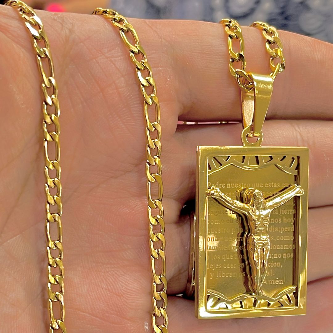 Cadena Cartier + Placa Cristo + obsequio sorpresa por la compra