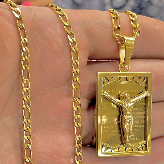 Cadena Cartier + Placa Cristo + obsequio sorpresa por la compra